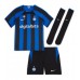 Inter Milan Edin Dzeko #9 Hemmatröja Barn 2022-23 Kortärmad (+ korta byxor)